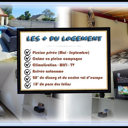 15Min De Disney, Dependance Et Piscine Privee A La Campagne Crevecoeur-en Brie Eksteriør billede